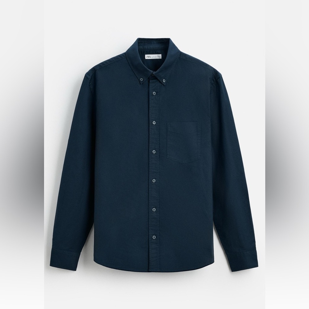 Men's Navy Blue Shirt - Washed, never worn! Runs small